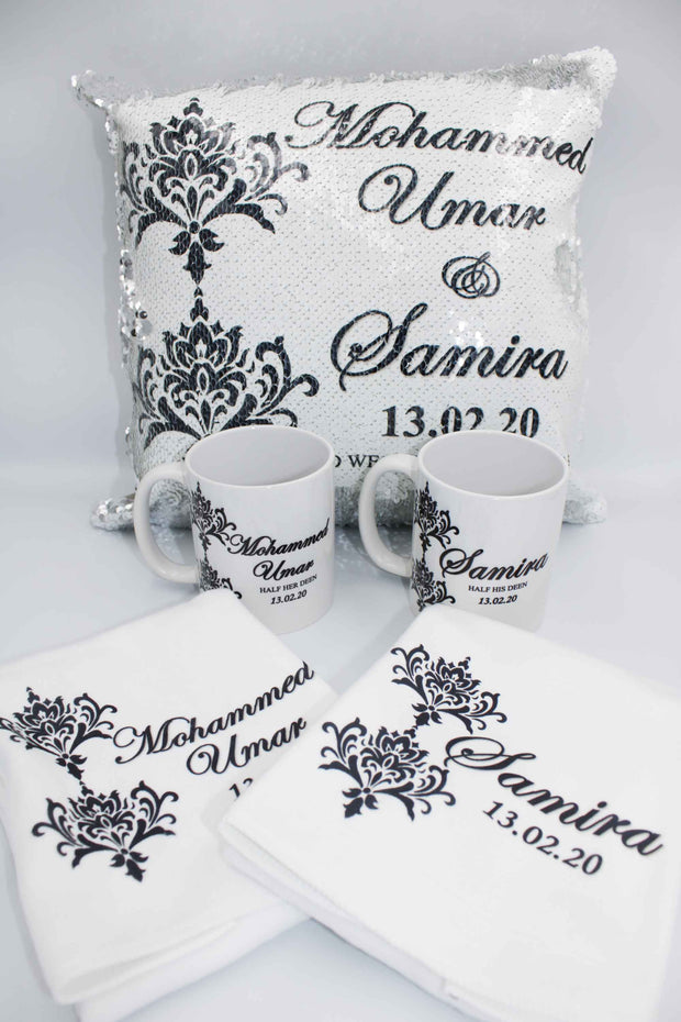 Wedding Couple Gift Set - Signature Damask