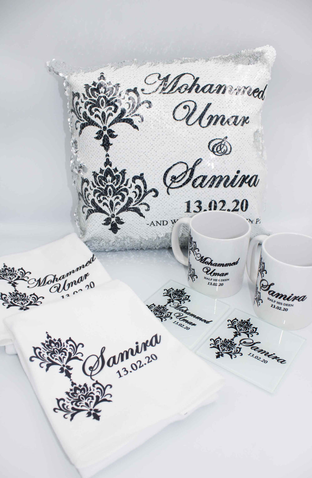 Wedding Couple Gift Set - Signature Damask