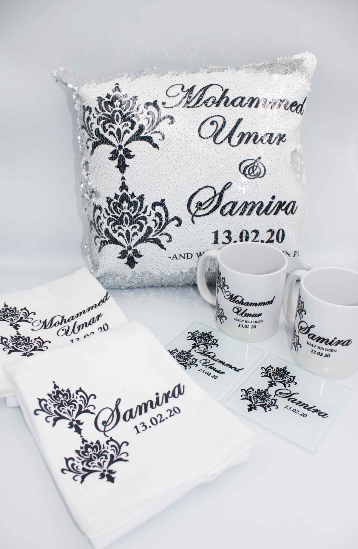 Wedding Couple Gift Set - Signature Damask