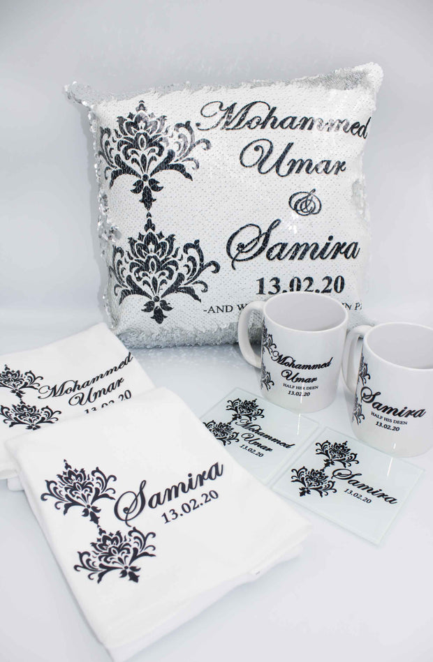 Wedding Couple Gift Set - Signature Damask
