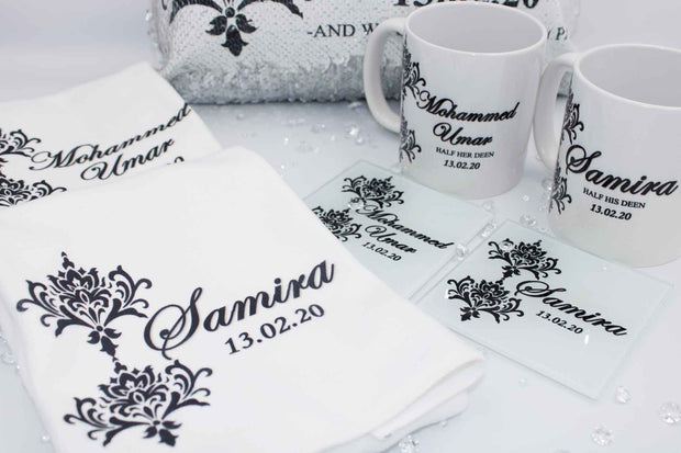 Wedding Couple Gift Set - Signature Damask