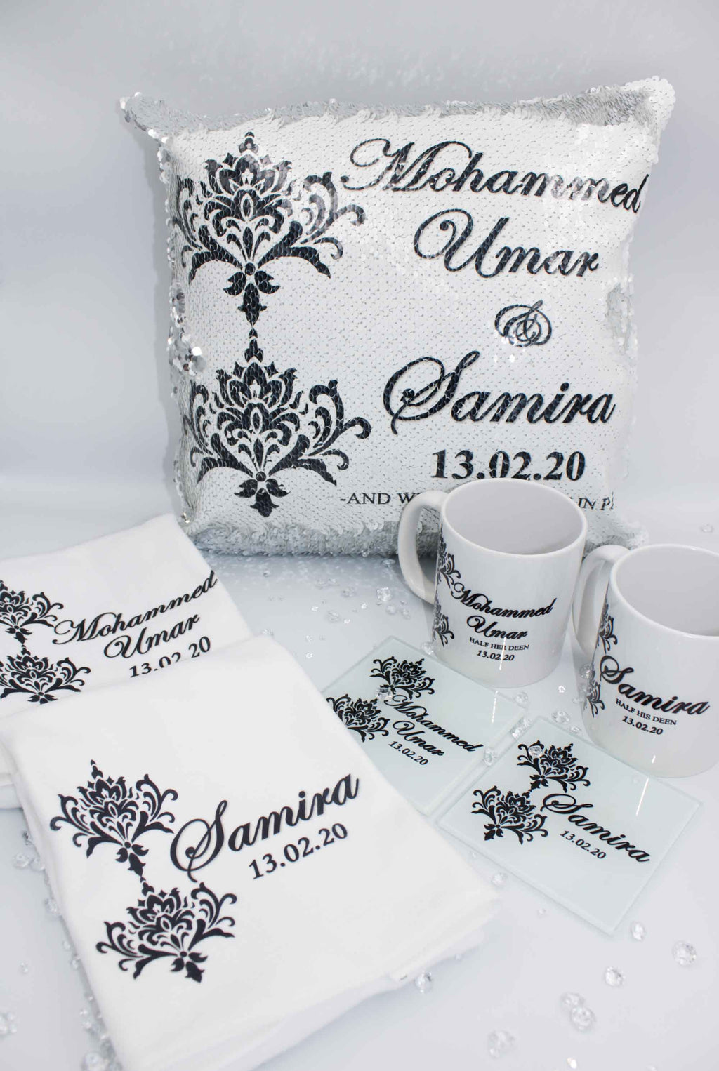 Wedding Couple Gift Set - Signature Damask