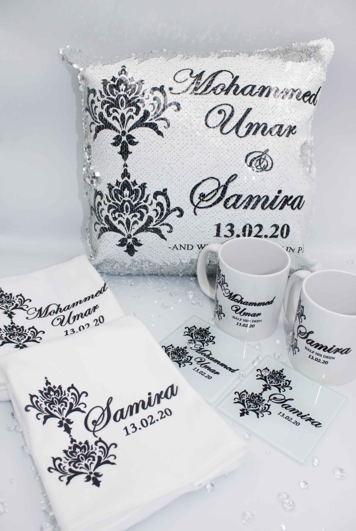 Wedding Couple Gift Set - Signature Damask