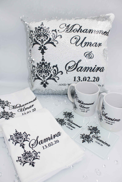 Wedding Couple Gift Set - Signature Damask