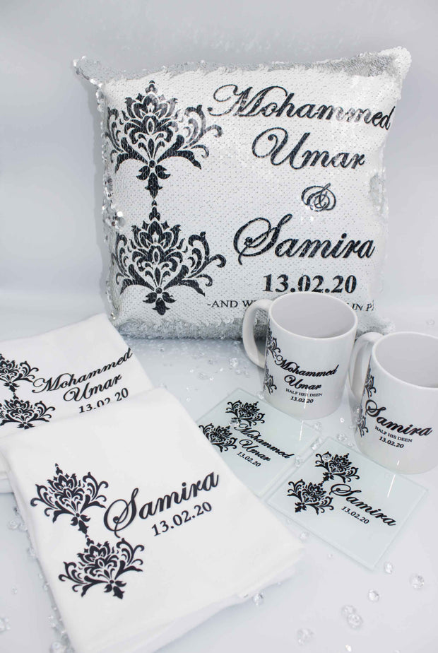 Wedding Couple Gift Set - Signature Damask