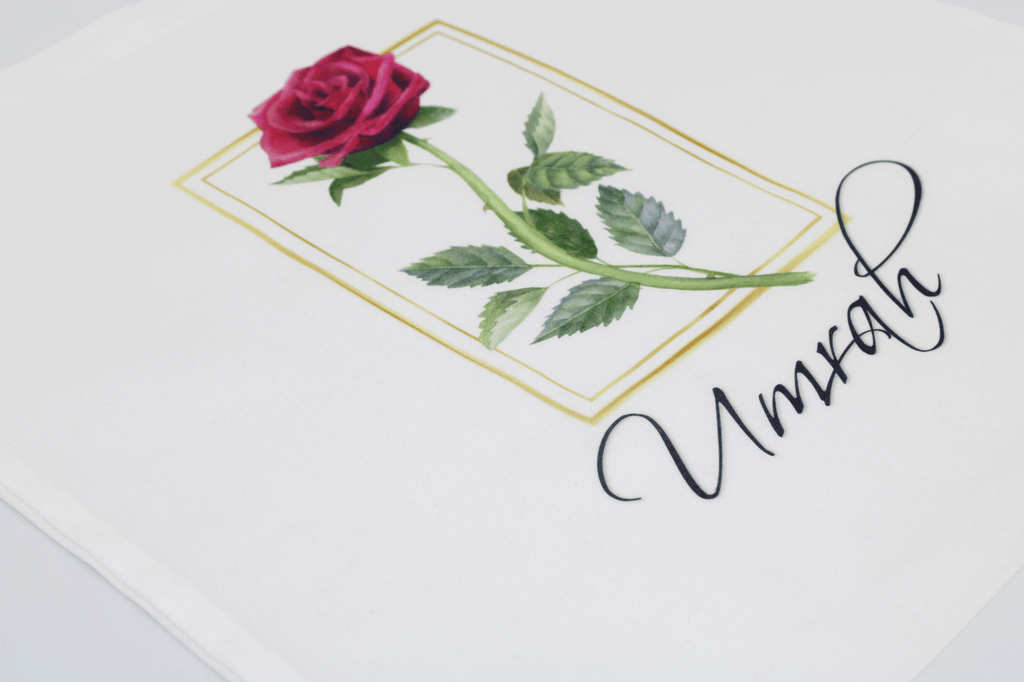 Personalised Tote Bag, Rose Design