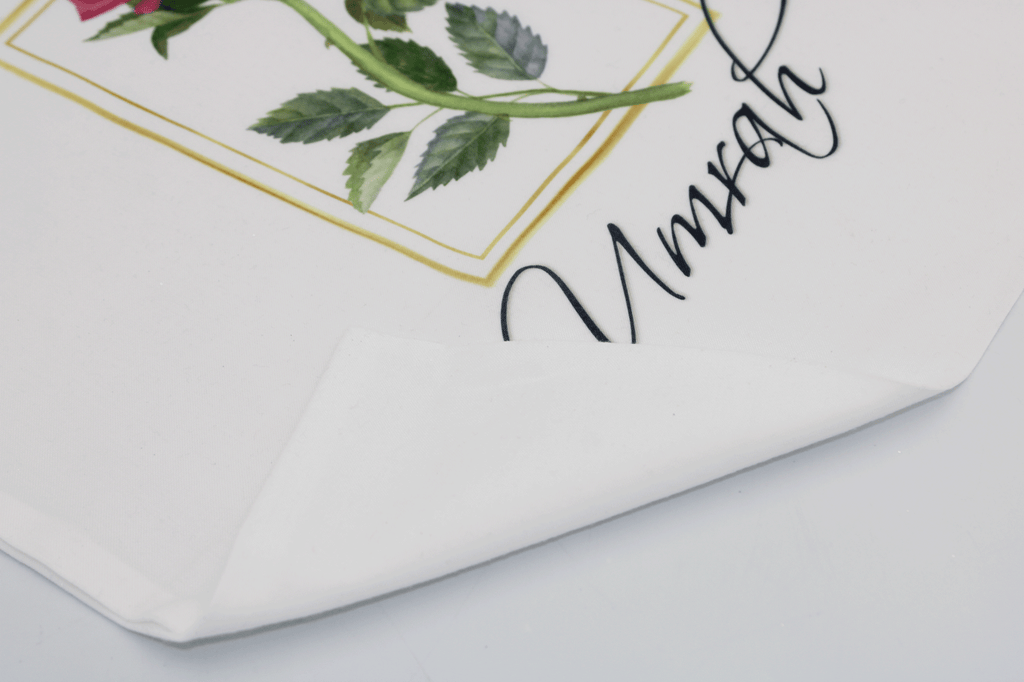 Personalised Tote Bag, Rose Design