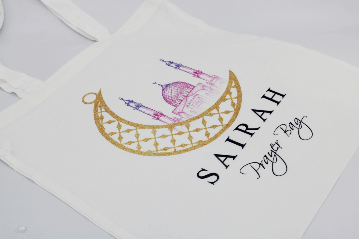 Personalised Prayer Bag/ Madrasah bag