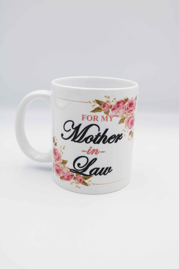 Mother in Law Mug - Pink Floral