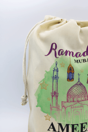 Personalised Ramadan Mubarak Gift Bag