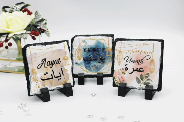 Mini Arabic Name Canvas Tiles