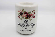 Mother's Day Candle Holder - Medium Maroon