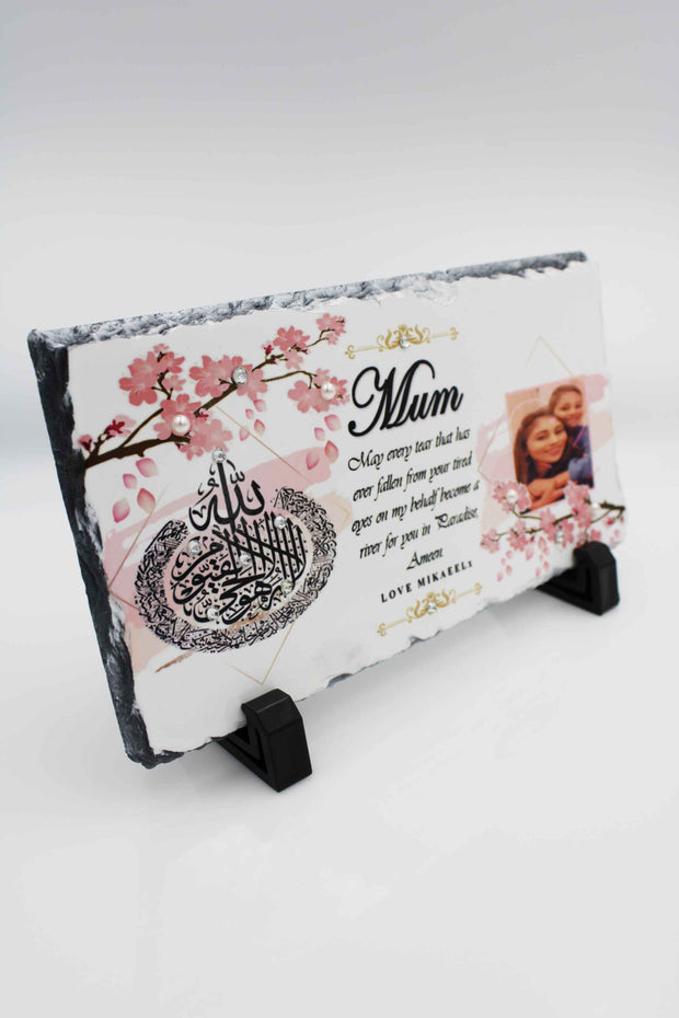 Mum Rock Slate Frame - Landscape