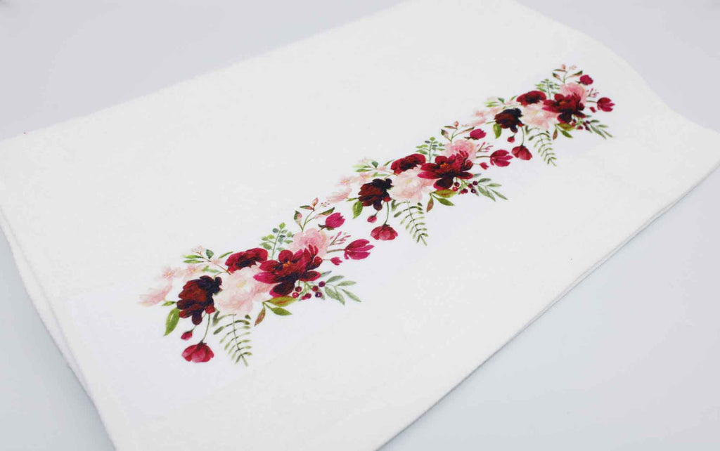Personalised Mum Towel - Maroon