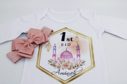 My First Eid Baby Body Suit Baby Eid Outfit