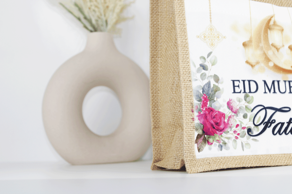 personalised eid mubarak party bag, personalised eid and ramadan gift