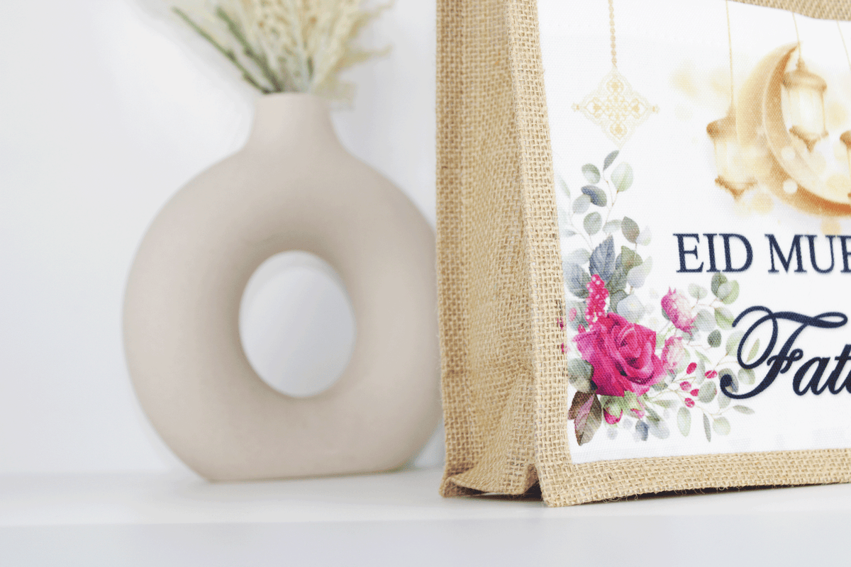 personalised eid mubarak party bag, personalised eid and ramadan gift