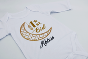 My First Eid Baby Body Suit Baby Eid Outfit