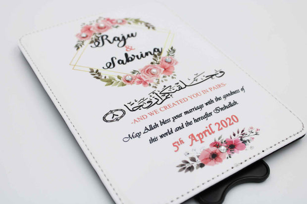 Wedding Couple Gift Set - PU Leather Frame