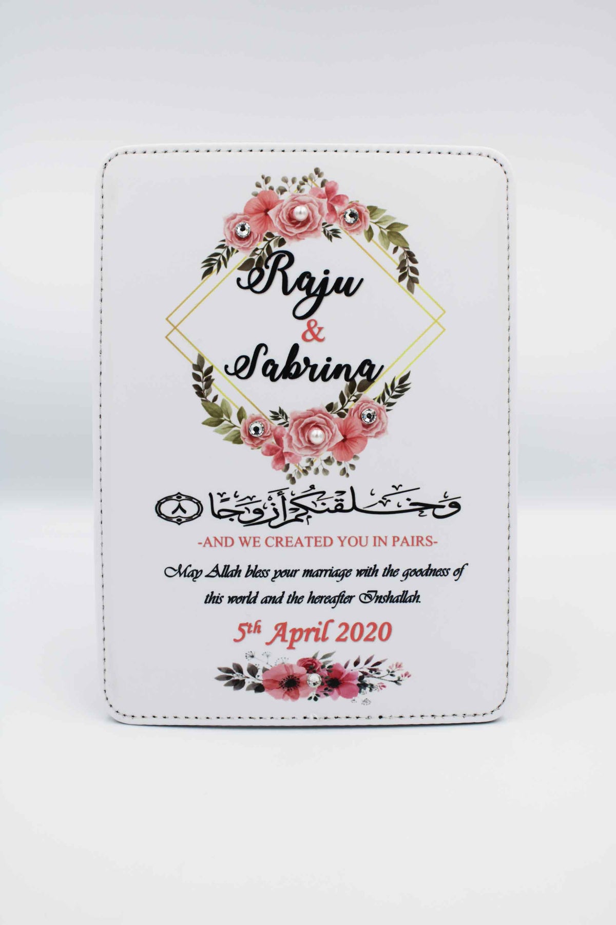 Wedding Couple Gift Set - PU Leather Frame