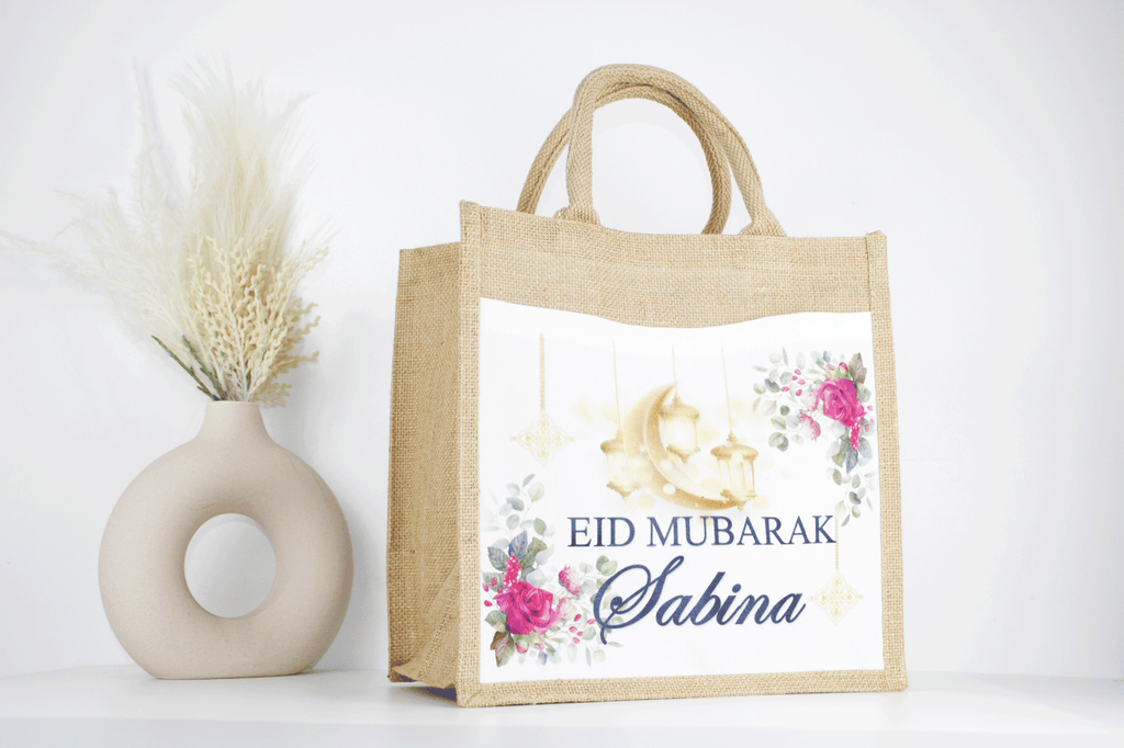 personalised eid mubarak party bag, personalised eid and ramadan gift