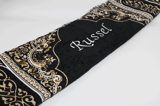 Personalised Black Prayer Mat