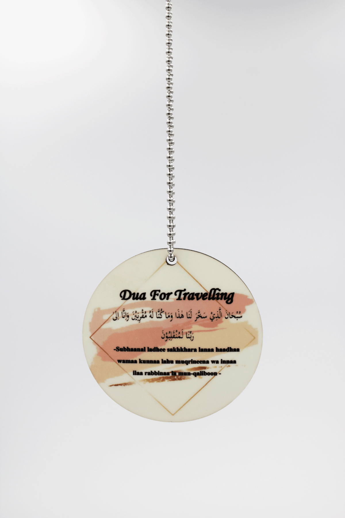 Car Hanging Travel Dua Accessory - Pink Diamond