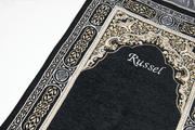 Personalised Black Prayer Mat