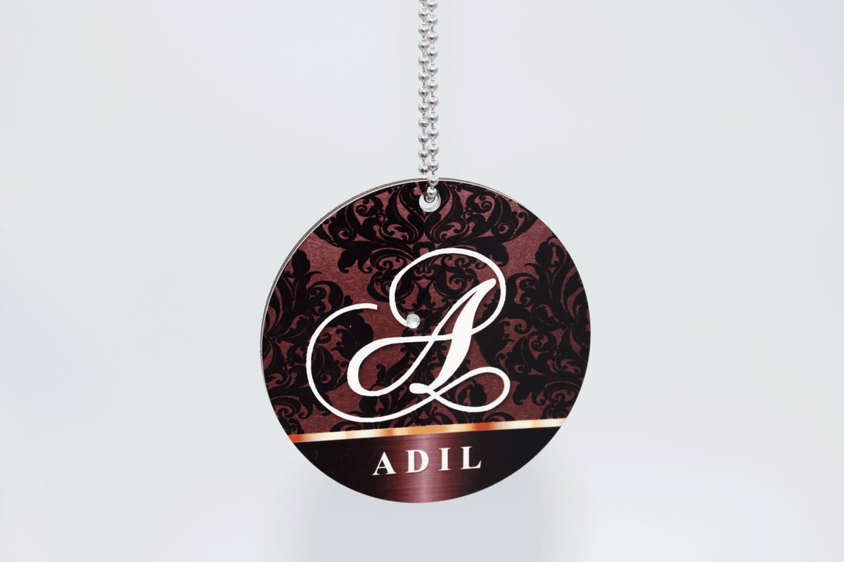 Car Hanging Travel Dua Accessory - Brown Damask
