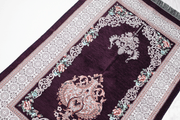 Floral Personalised Prayer Mat - Purple
