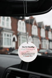 Car Hanging Travel Dua Accessory - Pink Diamond