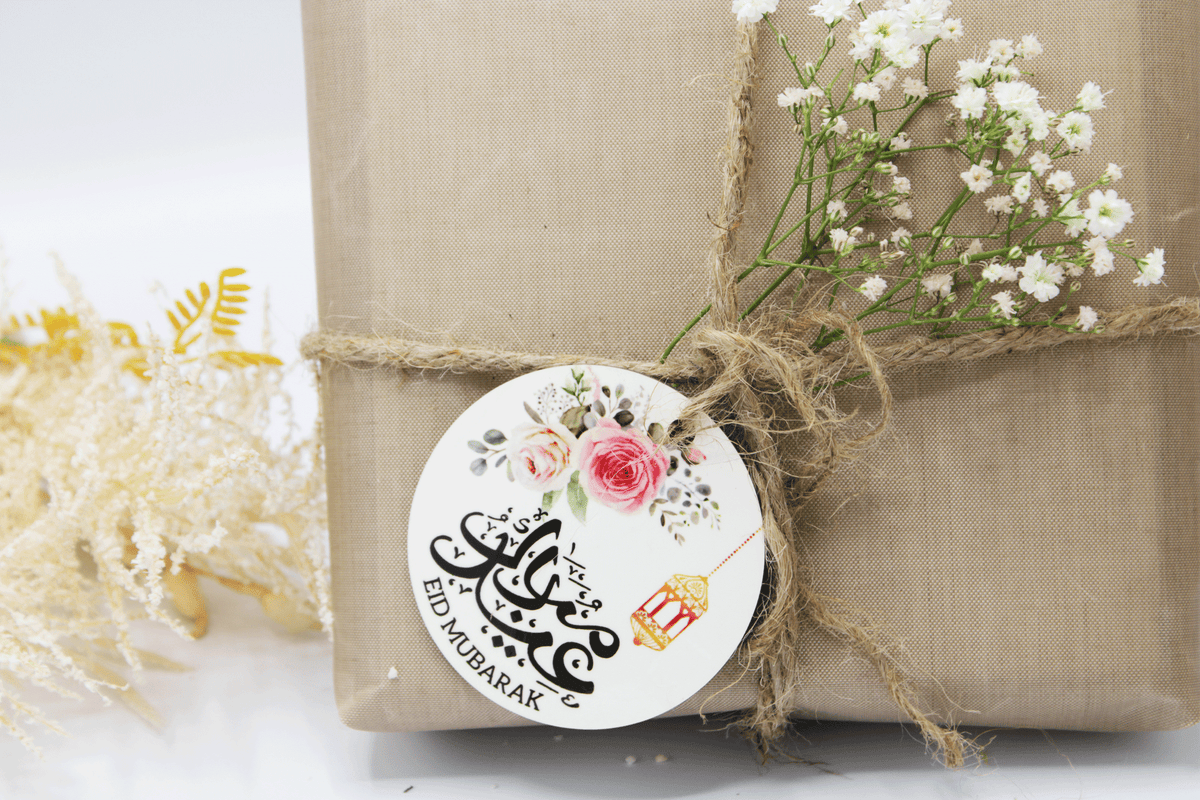 eid mubarak gift tag, eid mubarak decoration, edi gift wrap, eid mubarak gift box, eid tag