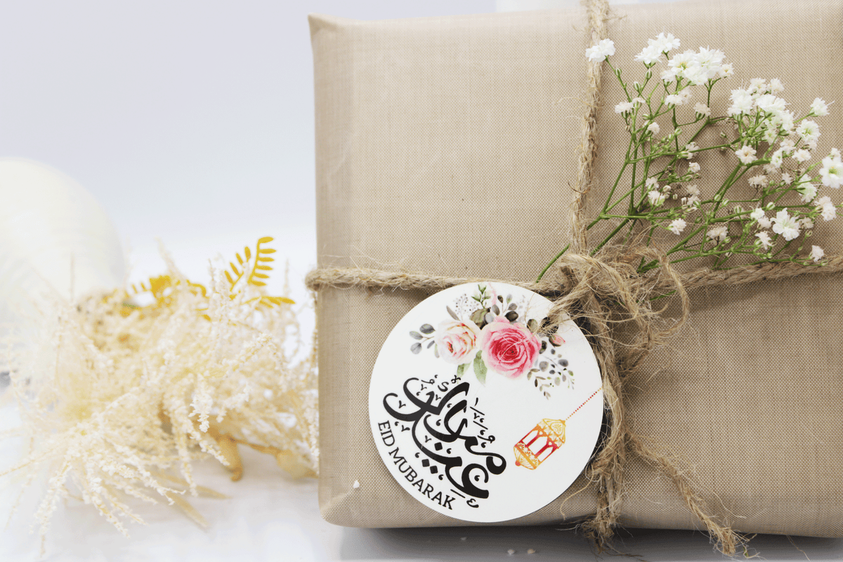 eid mubarak gift tag, eid mubarak decoration, edi gift wrap, eid mubarak gift box, eid tag