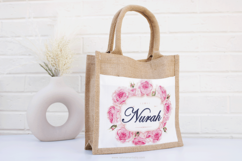 personalised eid bag, eid gift ideas, eid bag , ramadan sack, eid gift bo