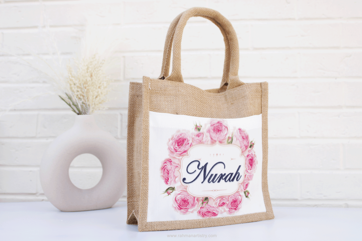 personalised eid bag, eid gift ideas, eid bag , ramadan sack, eid gift bo