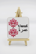 Mini Name Easel - Pink Damask