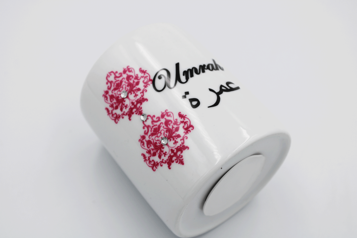 Personalised Money Bank - Pink Damask