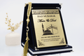 personalised hajj plaque, hajj gift, hajj frame