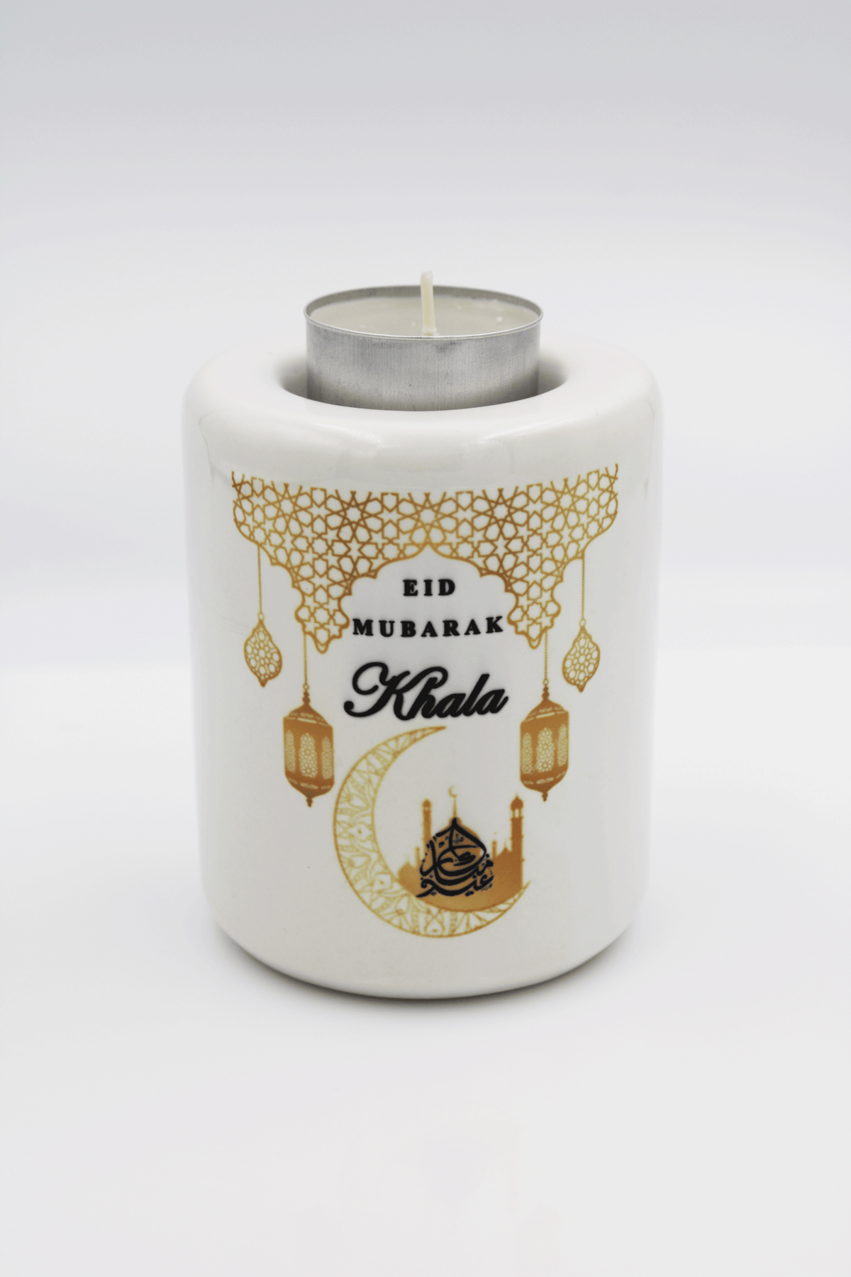Eid Candle Holder - Gold Lantern
