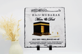 personalised hajj mubarak frame, hajj frame, islamic gift, hajji gift, hajj gift ideas