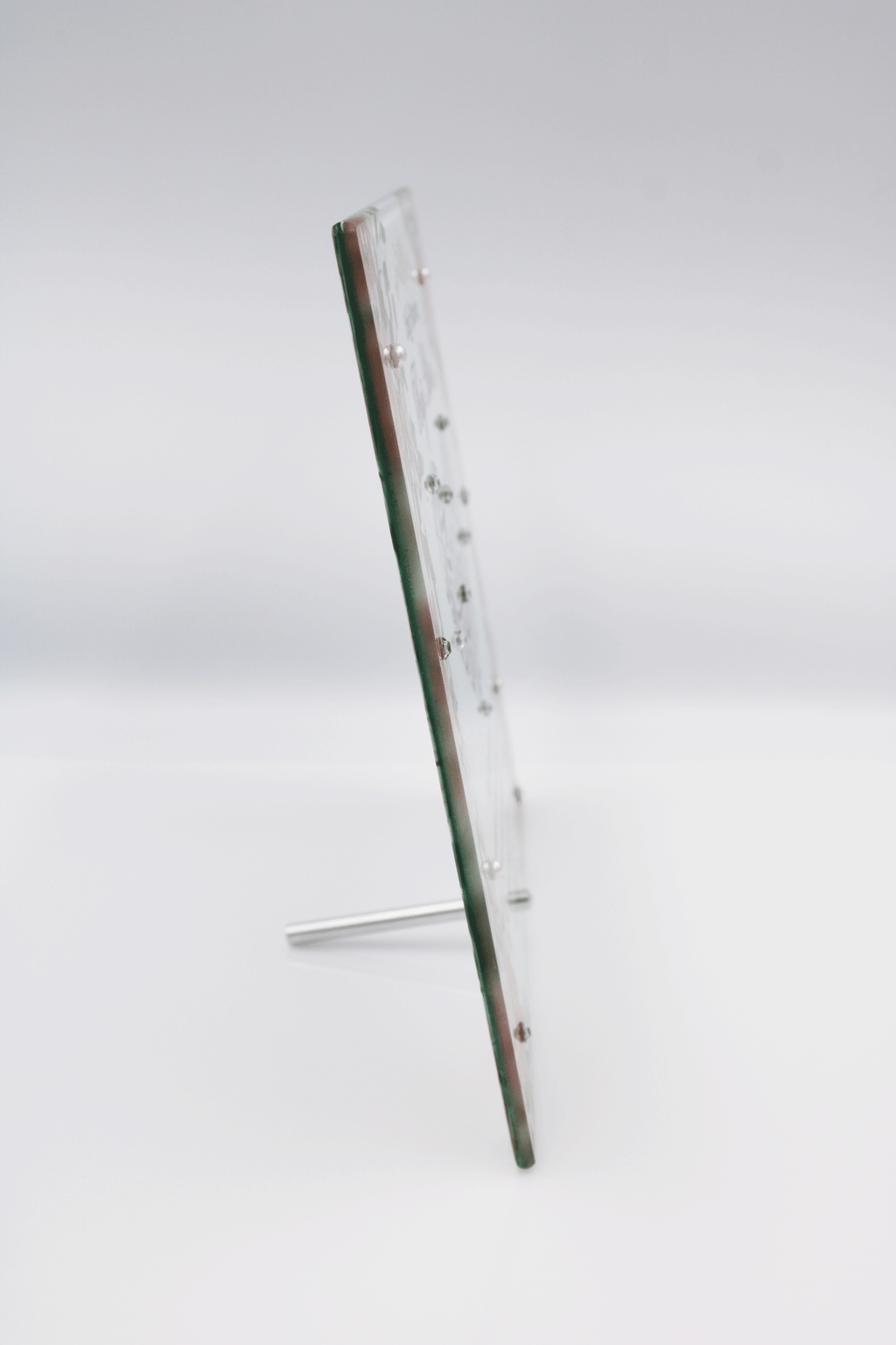 Itikaf Glass Frame - Small Pink Rose