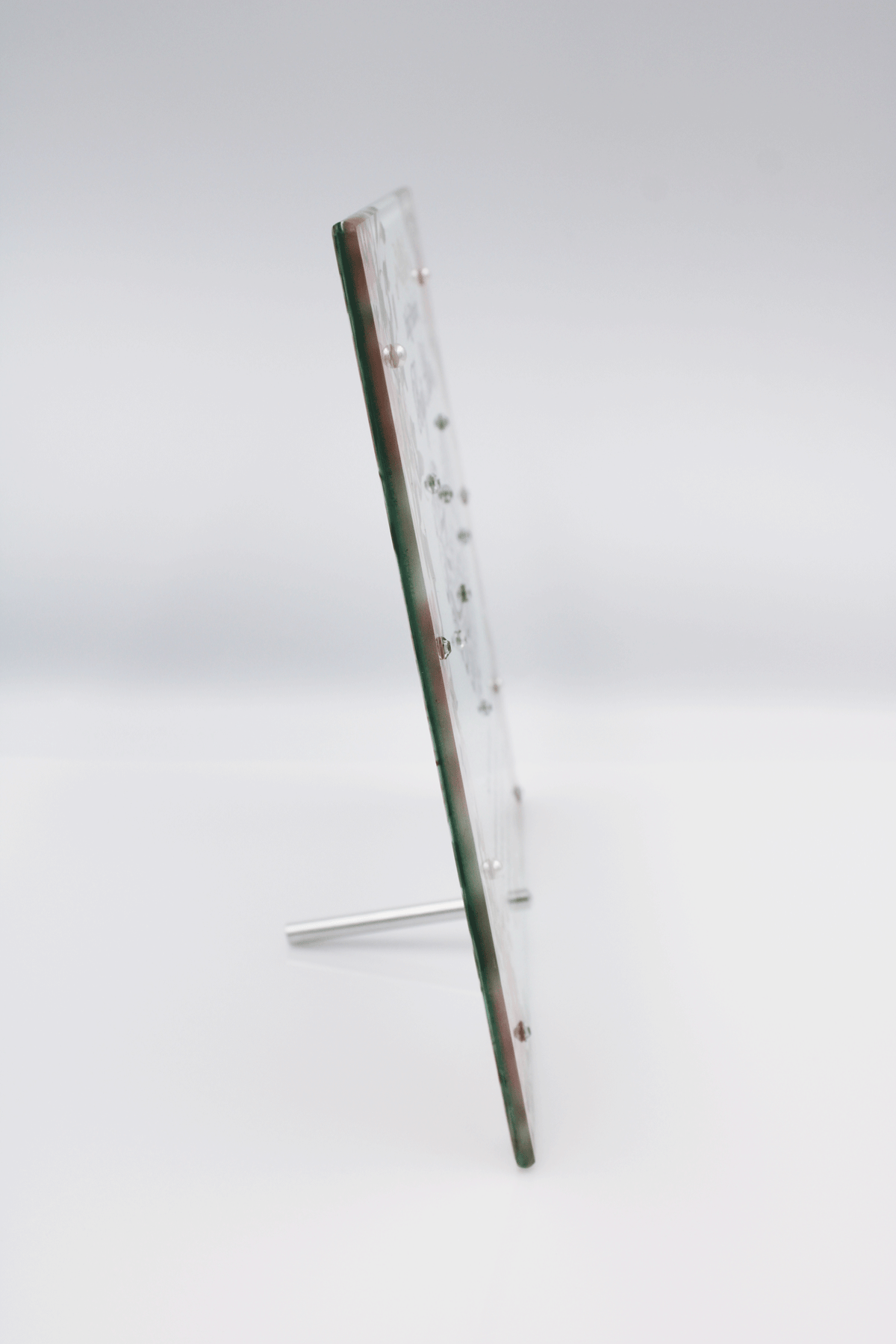 Itikaf Glass Frame - Small Pink Rose