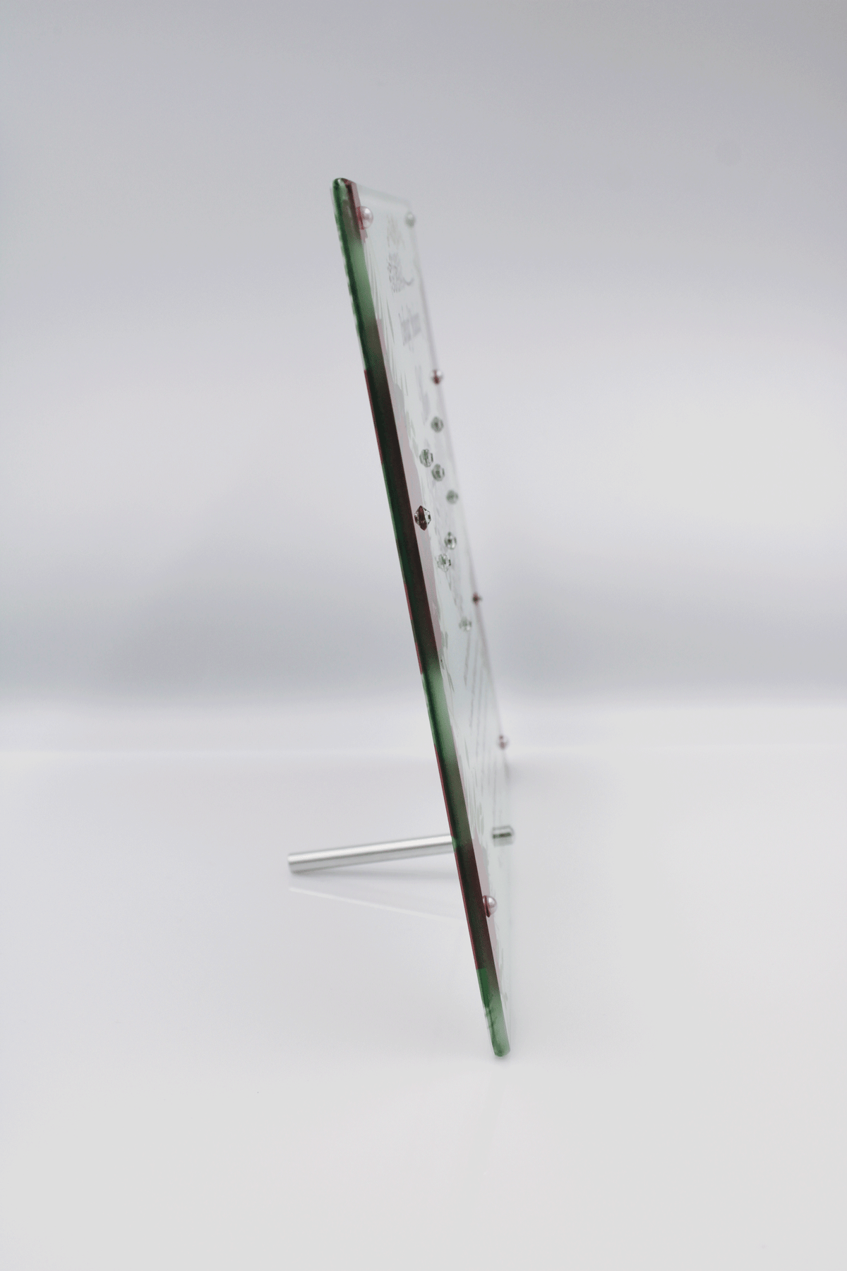 Itikaf Glass Frame - Red Rose