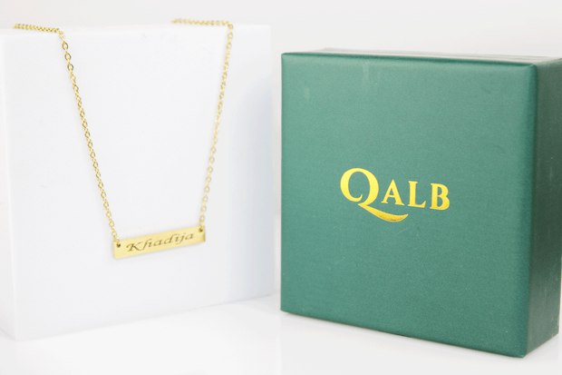 Personalised Rectangle Necklace