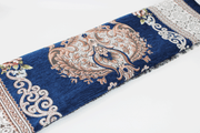 Floral Personalised Prayer Mat - Blue