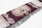 Floral Personalised Prayer Mat - Purple