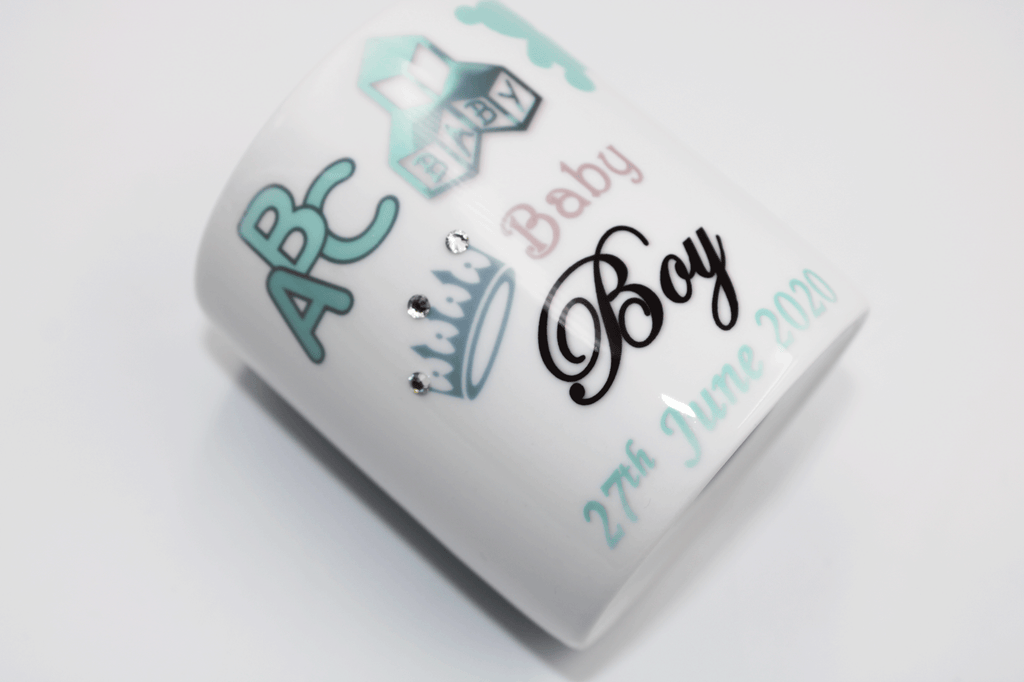 Children's Money Bank - Baby Boy Theme