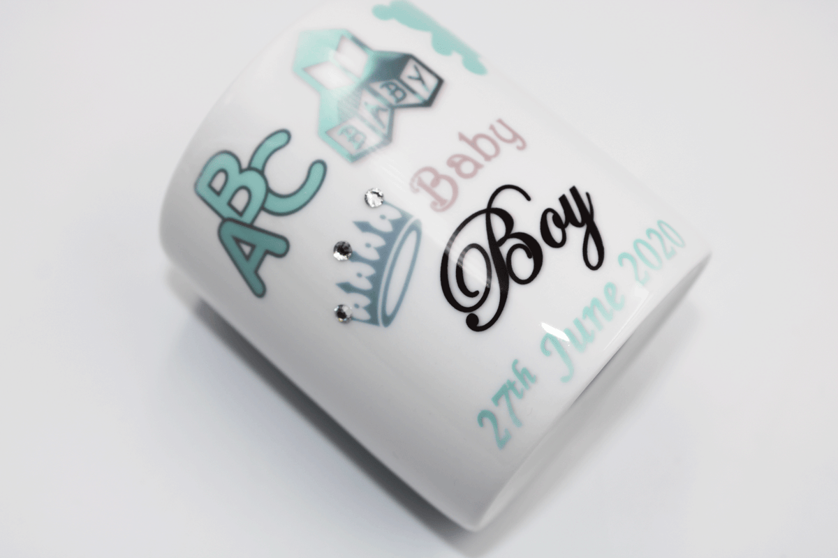 Children's Money Bank - Baby Boy Theme