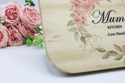 Personalised Mother's Day chopping board, perosnalised wooden chopping board, islamic mothers day gift