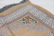 Floral Personalised Prayer Mat - Camel